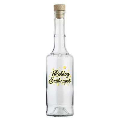 Boldog Szülinapot pálinkás üveg, 500 ml