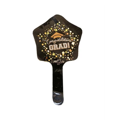 Ballagási fólia lufi Congrats Grad, 15 cm