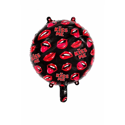 Kiss Me Fólia Lufi 45 cm – Vicces Felnőtt Party Dekoráció