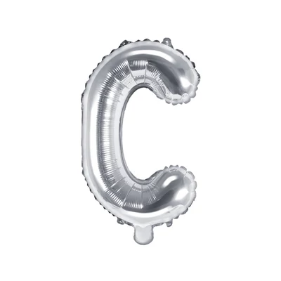 Fólia lufi "C" betű ezüst 86 CM