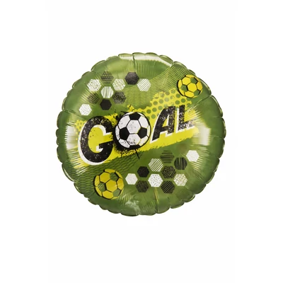 GOAL focis fólia lufi 45 cm – zöld sport party dekor