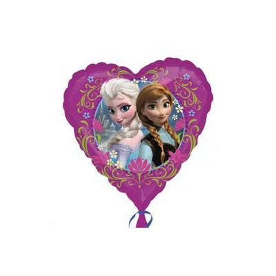 Jégvarázs Disney fólia szív lufi, 43cm