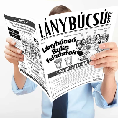 Vicces Újság - Lánybúcsú Újság - Lánybúcsú Feladatok