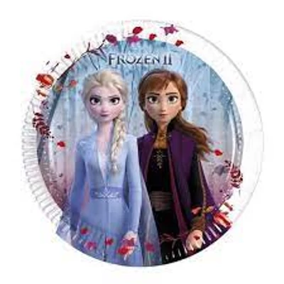 Disney papírtányér frozen 8 db, 19,5 cm