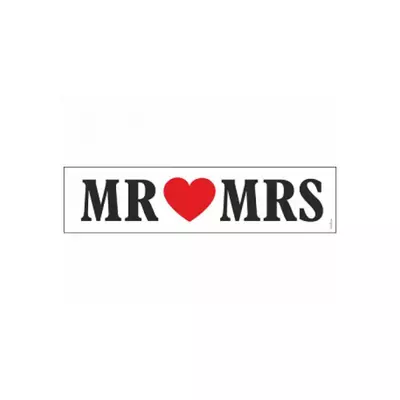 Esküvői rendszámtábla - Mr & Mrs