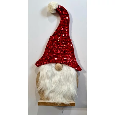 Fa Mikulás talpon 32 cm