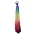 Színes nyakkendő Happy Birthday felirattal, 47 cm