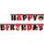 Kalóz mintás Happy Birthday felirat, 2,1 m