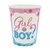 Boy or Girl papír pohár, 10 db- Babaváró