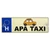 Rendszámtábla -Apa taxi - 