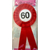 60- as sebességkorlátozó szülinapi parti kitüző, piros szalagos