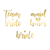 Team Bride  arany tetoválás lánybúcsúra, 12 db