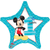 Első születésnapi Mickey egeres csillag alakú fólia lufi, 48 cm