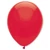 Piros 30 cm latex lufi színű - 1 db
