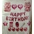 45 db-os rózsaszín lufi szett Happy Birthday party csomag 