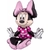 Disney Minnie ülő fólia lufi, 48 cm
