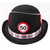 50-es sebességkorlátozó kalap, fekete