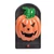 Tökös elemes halloween ajtócsengő világítással és hanggal, 21 cm
