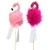 Ballagási pálcás beszúró szőrmés flamingó pink