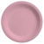 Rózsaszín papír tányér, 23 cm