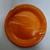 Narancs színű 10 db papír tányér 23 cm