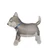 Husky kutyás gurulós fólia lufi – 75 cm