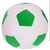 Focilabda plüss 21 cm  zöld-fehér 