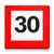 30-as sebesség korlátozós szalvéta,  20 db