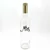 Borosüveg Arany Kupakkal -750ml - Mrs. - Átlátszó Boros palack