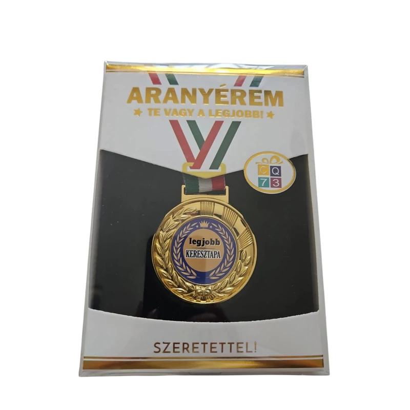 Legjobb keresztapa aranyérem