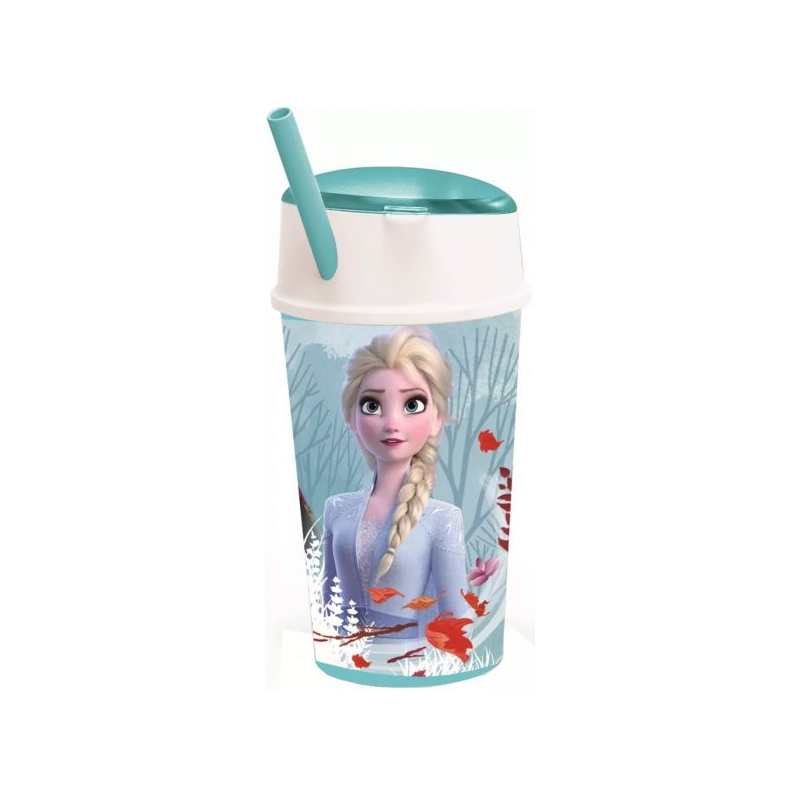 Disney Frozen, Jégvarázs Üdítő- és snack tartó pohár 400ml