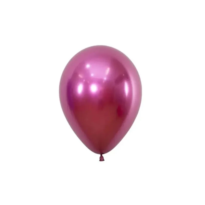 Metál mályva latex lufi, 45 cm