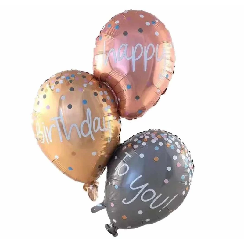 Happy Birthday To you fólia lufi 3 db/lufi