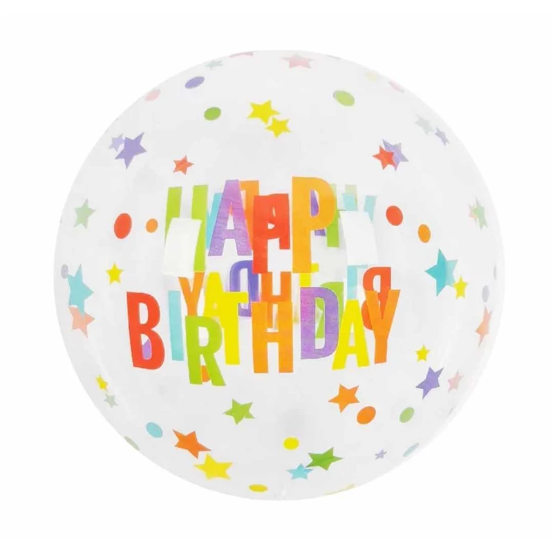 Happy Birthday bubble lufi, 50 cm