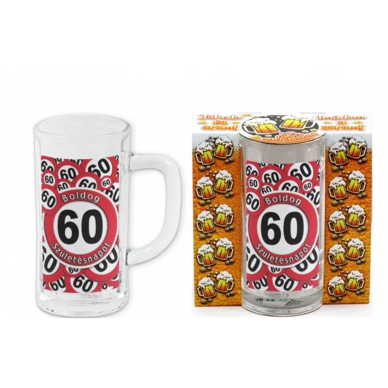 60-as Boldog Születésnapot korsó