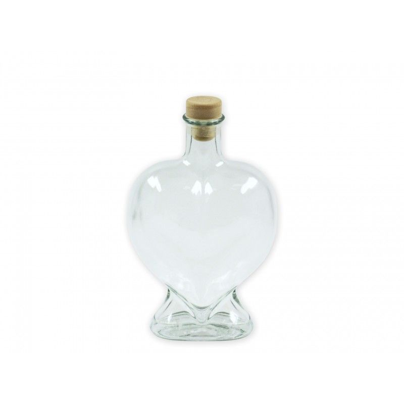 Szív alakú üveg - 500 ml