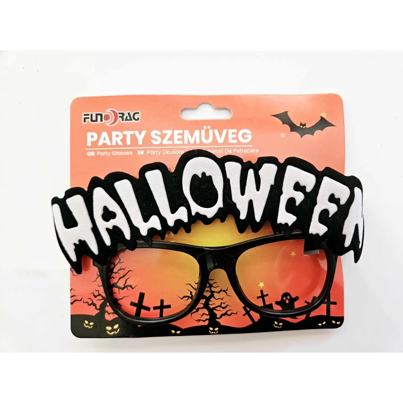 Halloween szemüveg, egy méret