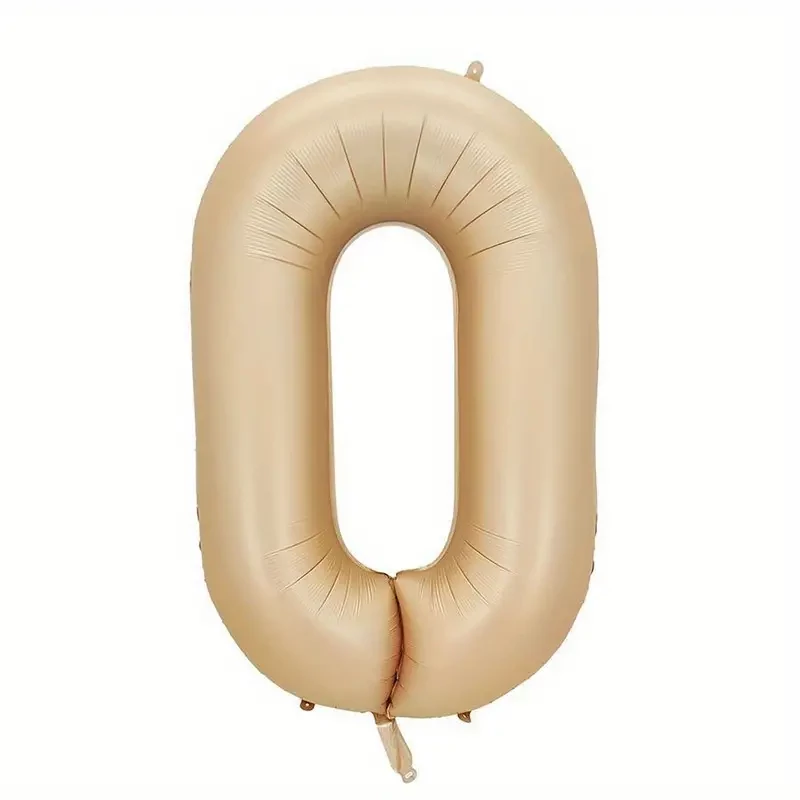 Krém színű fólia szám, 0-ás 105 cm