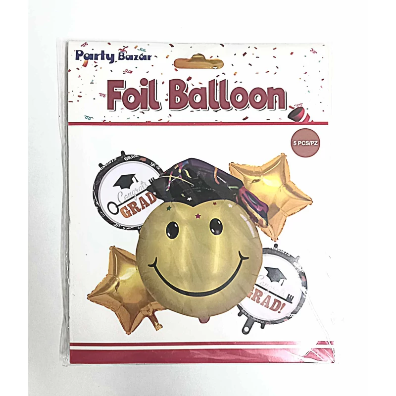 Ballagási fólia lufi csomag - 5 db