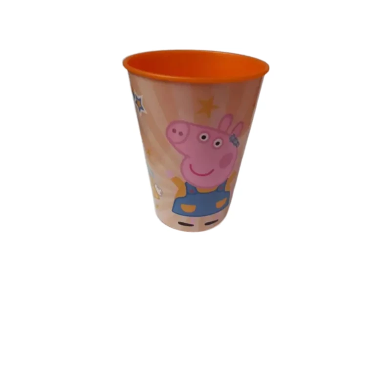 Peppa  malacos 2 dl  narancs és kék színű műanyag pohár