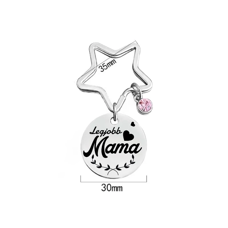 Kulcstartó fém, mama