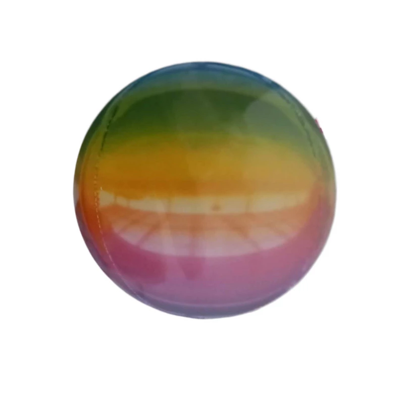 Ombre szivárványos 4 D gömb fólia lufi 62,4 cm 