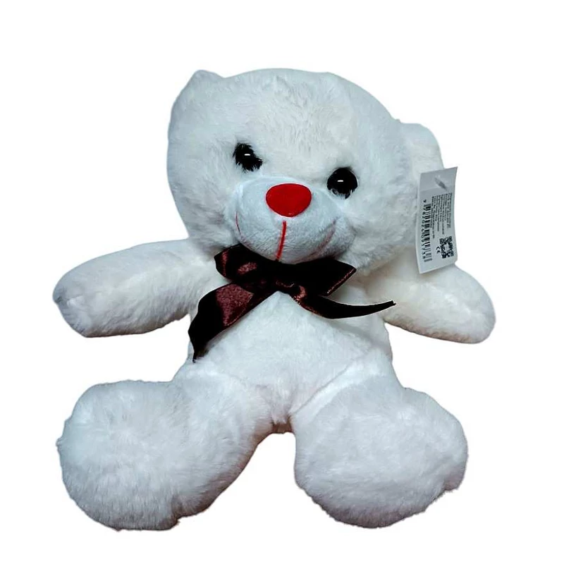 Fehér plüss Maci 18 cm 