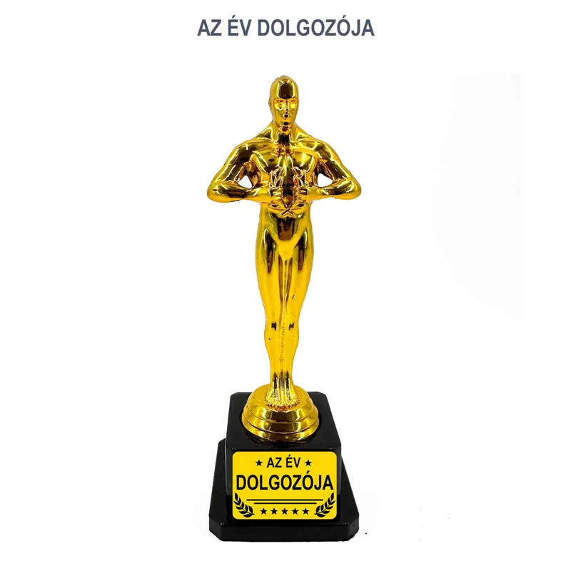 Vicces Oscar Szobor - Az év dolgozója - ajándék munkatársnak