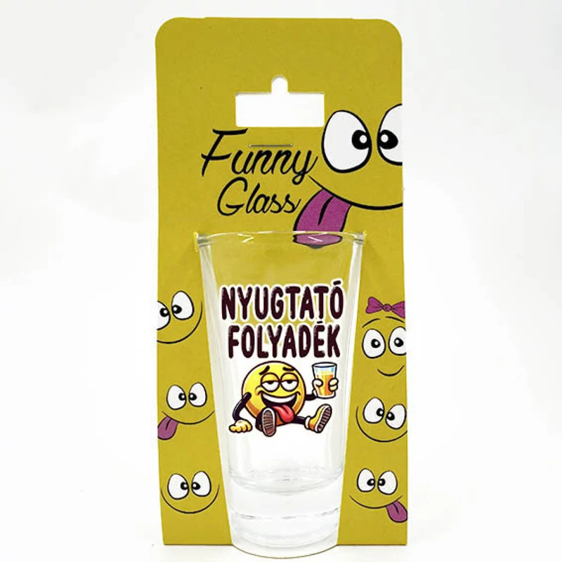 Nyugtató folyadék-feles pohár