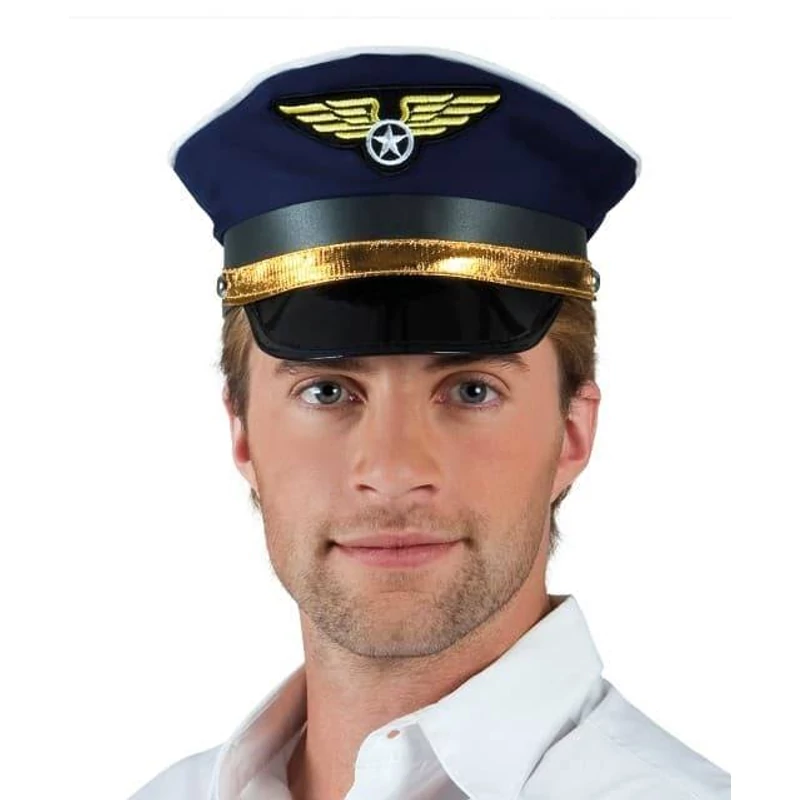 Pilóta sapka, kék