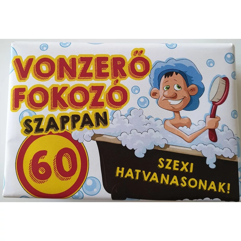 Vonzerő fokozó szappan, 60-as úrnak