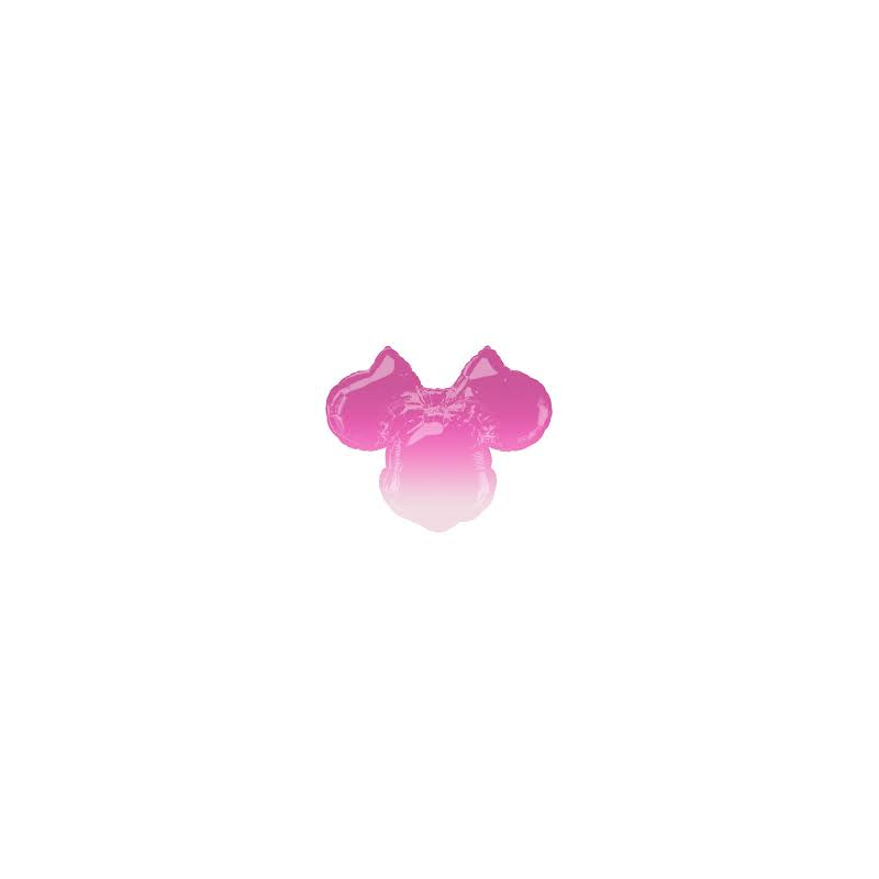 Minnie pink ombre fej fólia lufi 71 cm