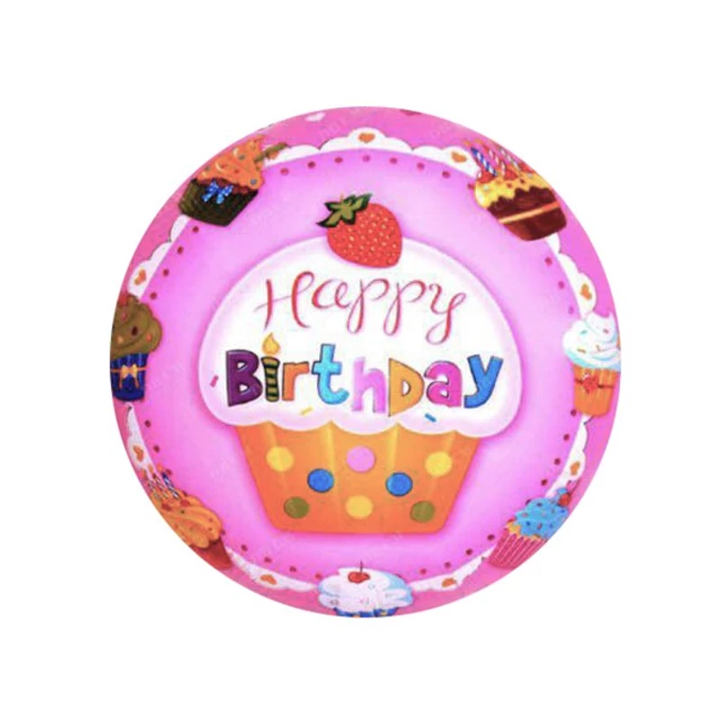 Happy Birstday fólia lufi muffinos, 51 cm