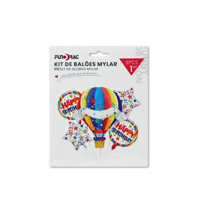 Hőlégballon fólia lufiszett